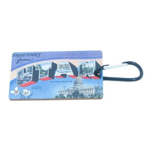 Greetings From Utah Artsy Luggage Tag